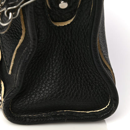 Balenciaga Supple Grained Calfskin Classic Silver Hardware Highlight Mini City Black 14 of 20