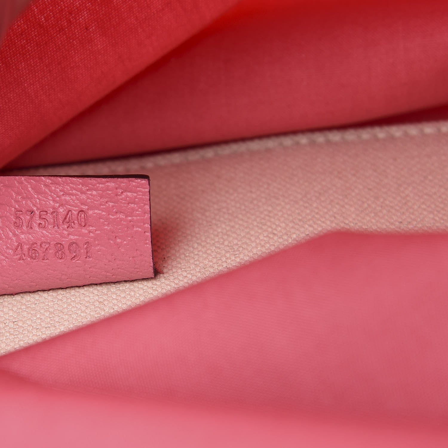Gucci Patent Canvas Frame Logo Vertical Tote Glam Pink 7 of 10