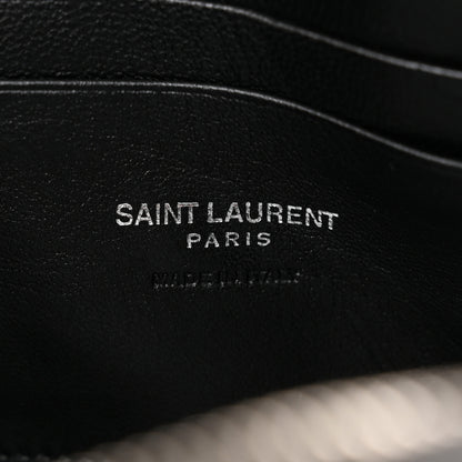 Saint Laurent Grain De Poudre Matelasse Monogram Mini Lou Camera Bag Asphalt 6 of 10