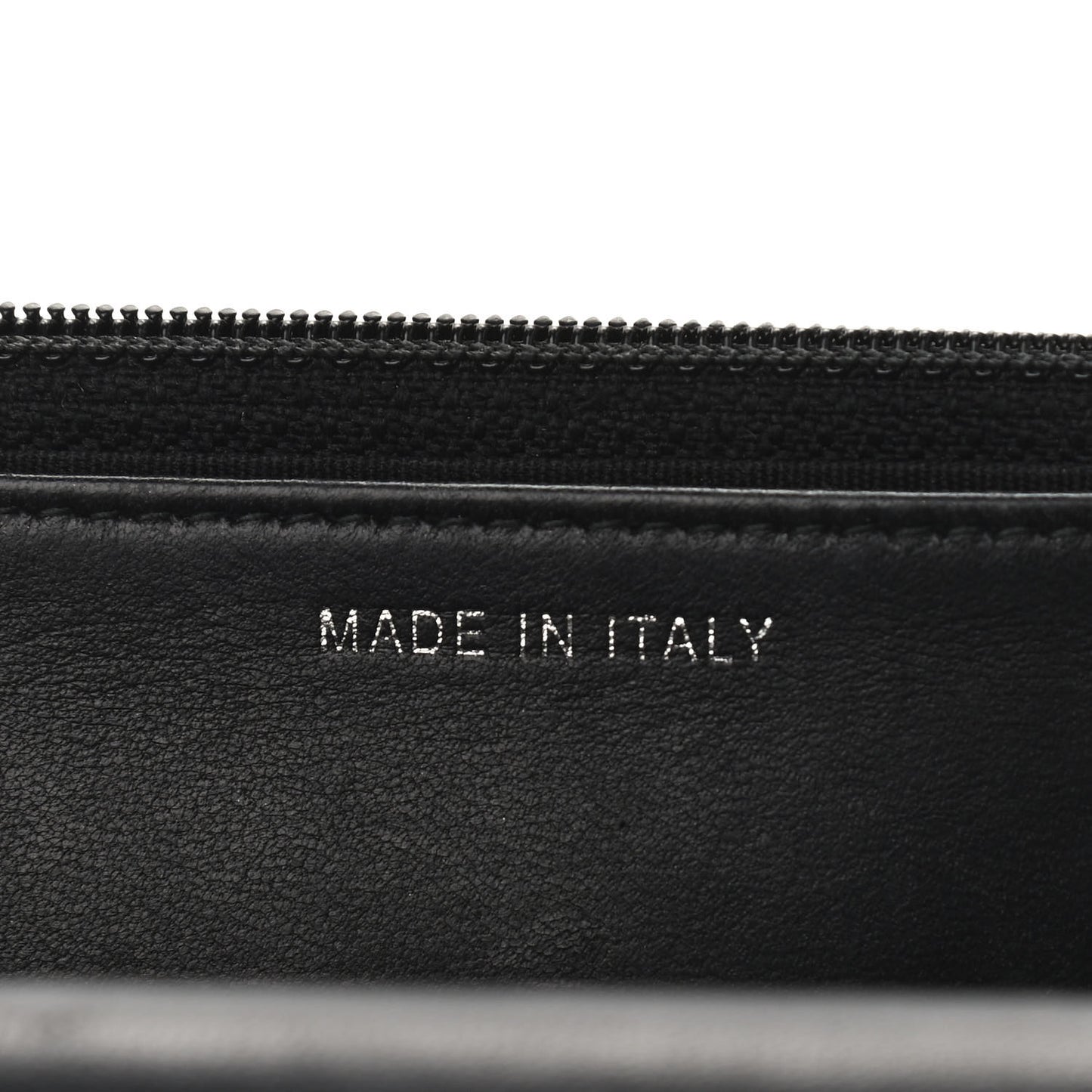 Lambskin Boy Wallet on Chain WOC So Black