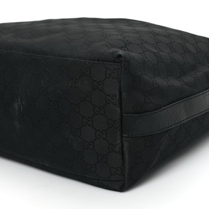 Gucci Nylon Monogram Large Hobo Black 10 of 17