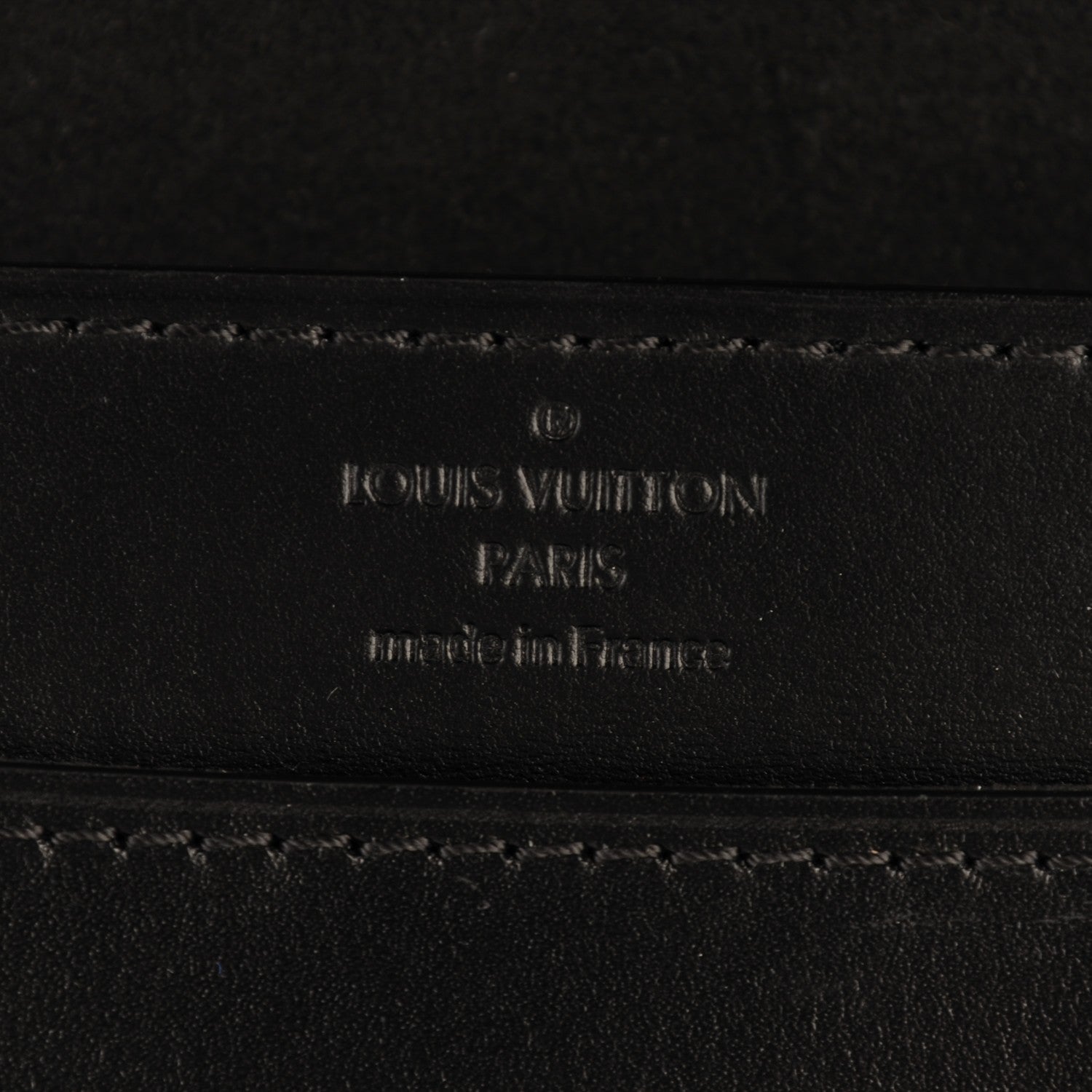 Louis Vuitton Calfskin Chain Louise GM Black 6 of 6