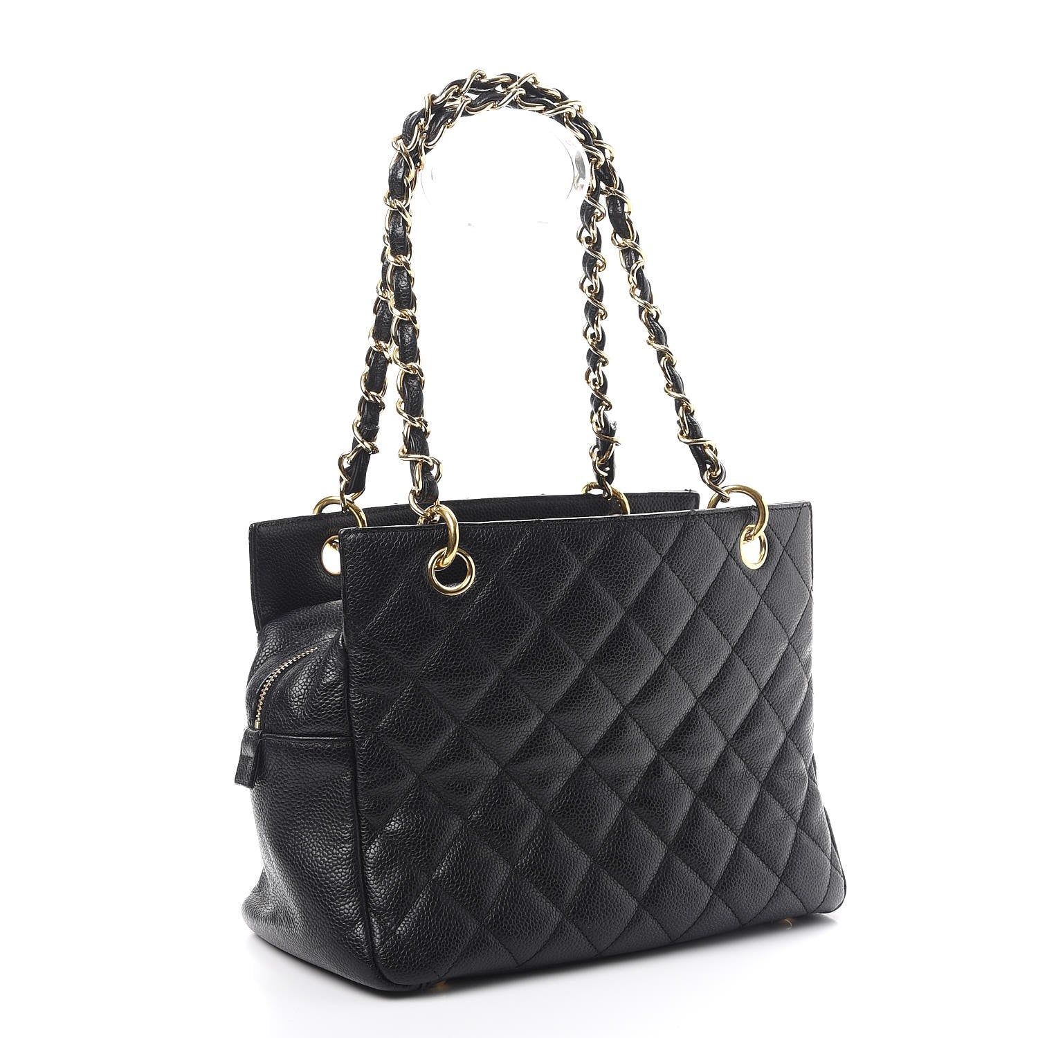 Chanel Caviar Quilted Petit Timeless Tote PTT Black 3 of 8