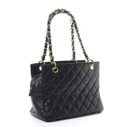 Chanel Caviar Quilted Petit Timeless Tote PTT Black 3 of 8