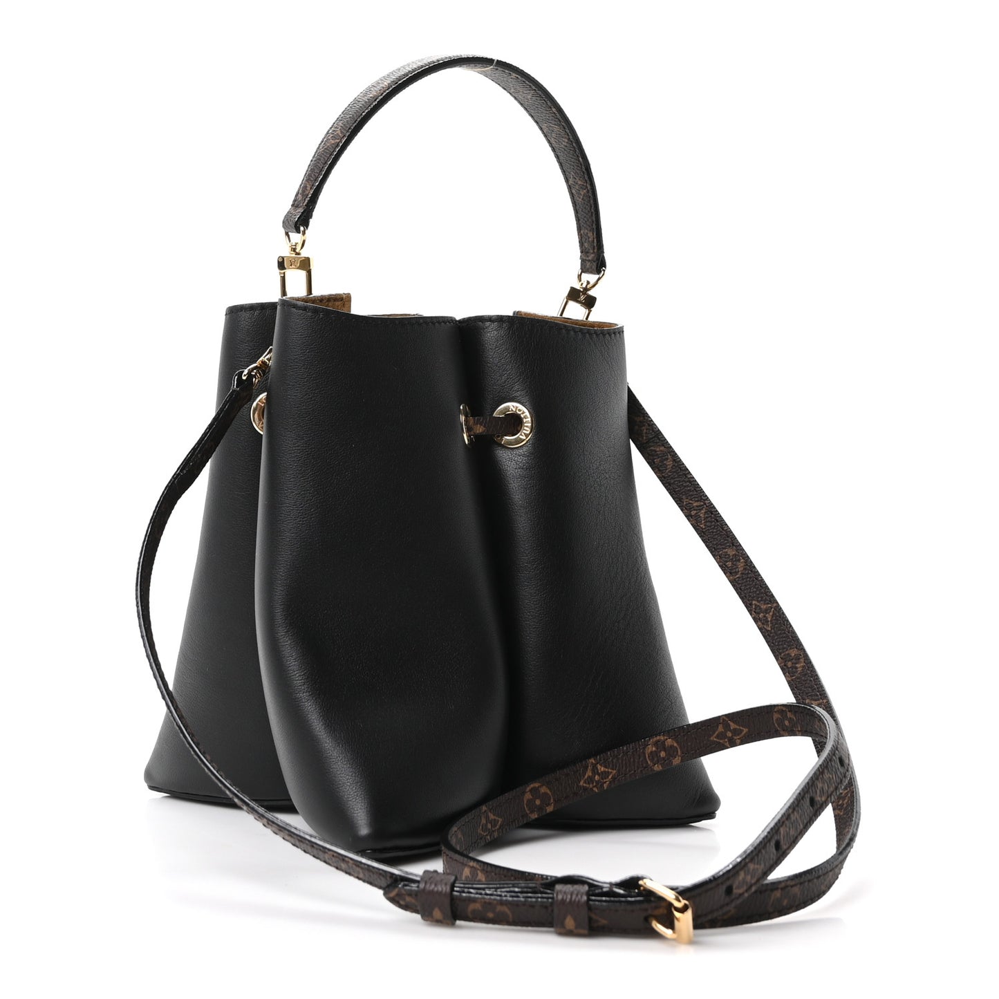 Calfskin Monogram LV Bloom PM Black