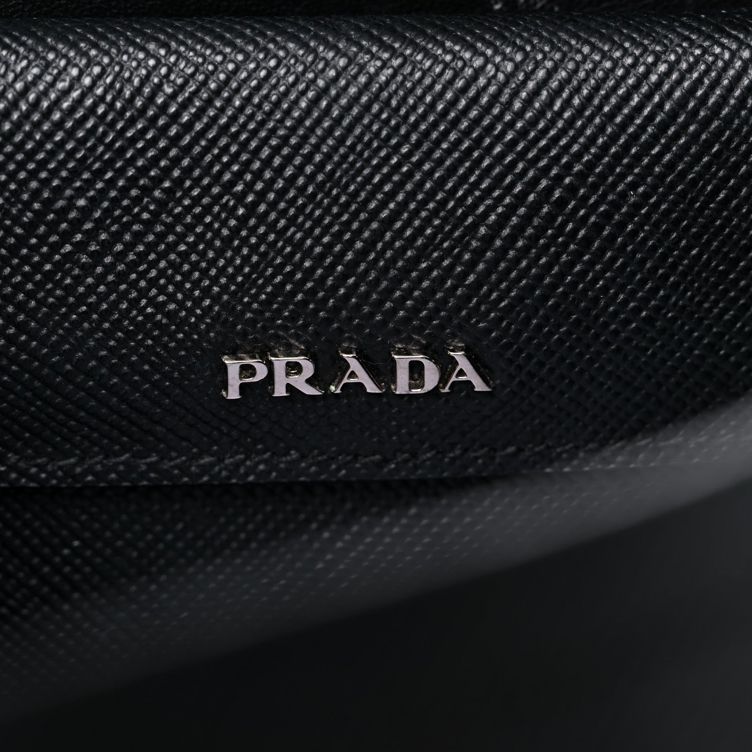 Prada Saffiano Cuir Medium Double Handle Tote Black 6 of 25