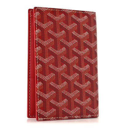 Goyard Goyardine Grenelle Passport Wallet Red 3 of 7