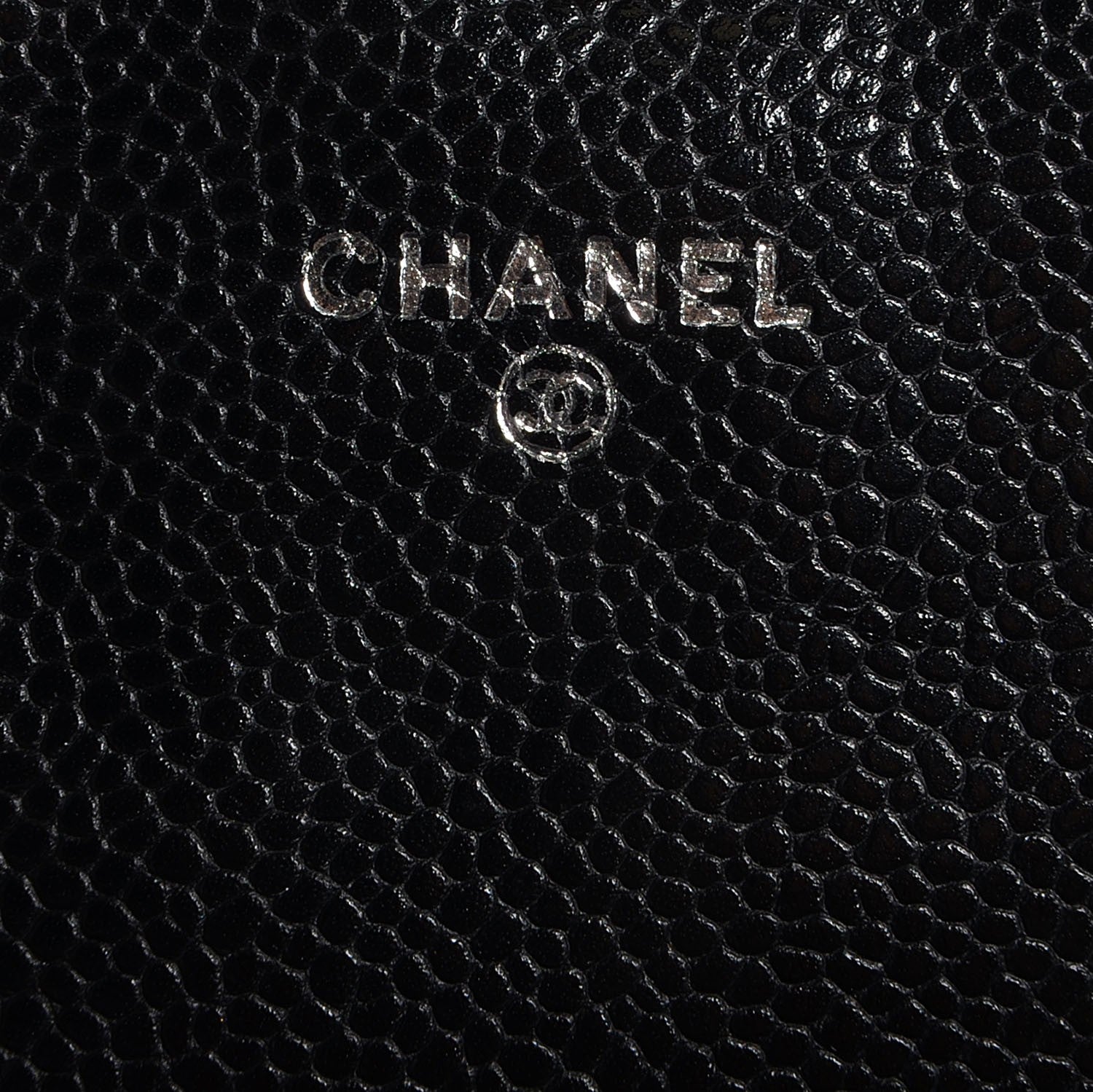 Chanel Caviar Half Moon Wallet On Chain WOC Black 6 of 8