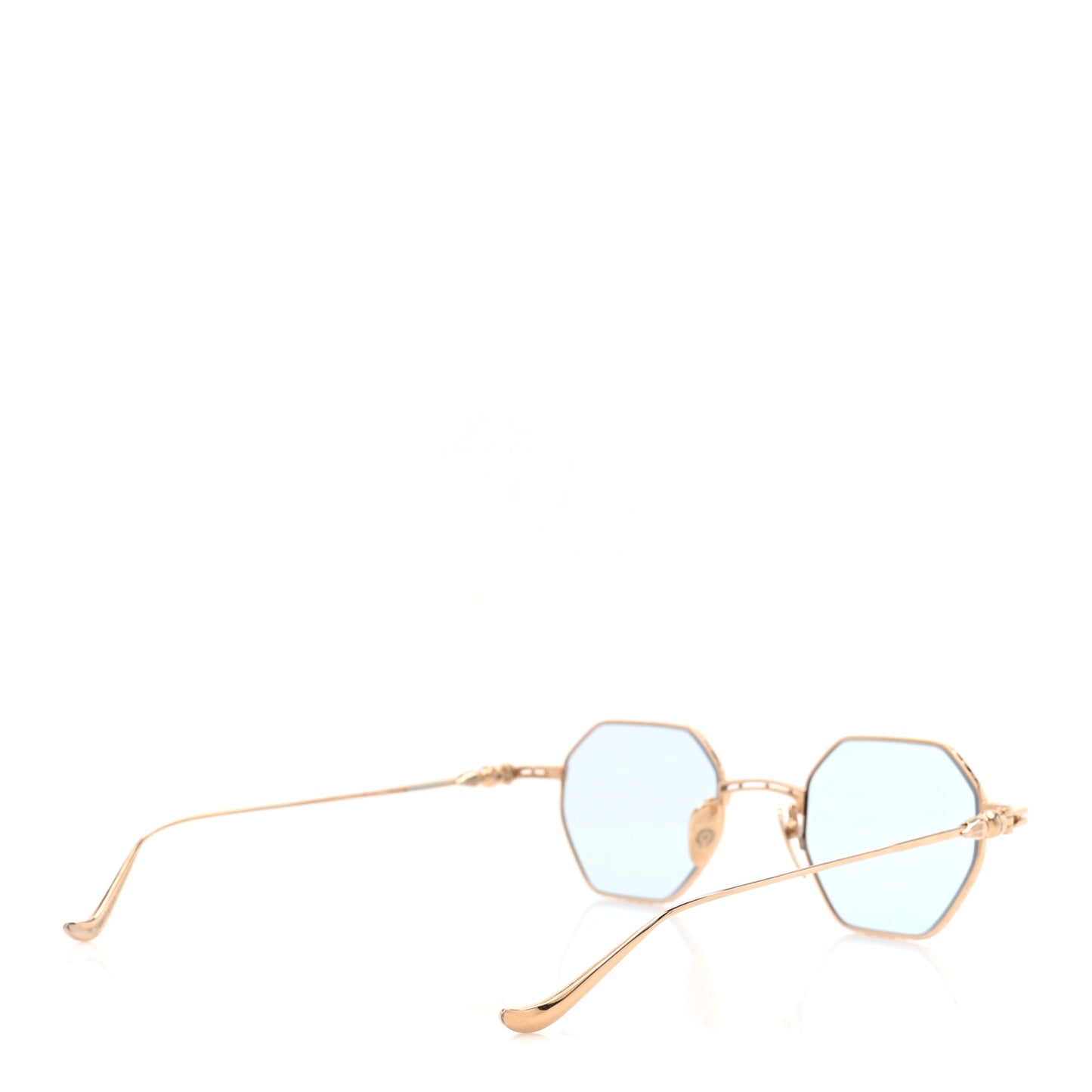 Metal Evaculation Sunglasses Gold Blue