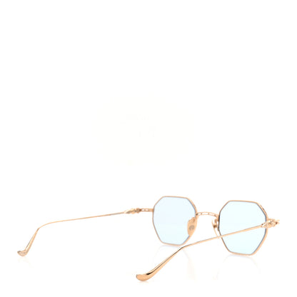 Chrome Hearts Metal Evaculation Sunglasses Gold Blue 4 of 8