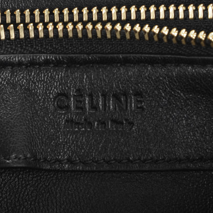 Celine Python Small Trio Crossbody Bag Black 8 of 9