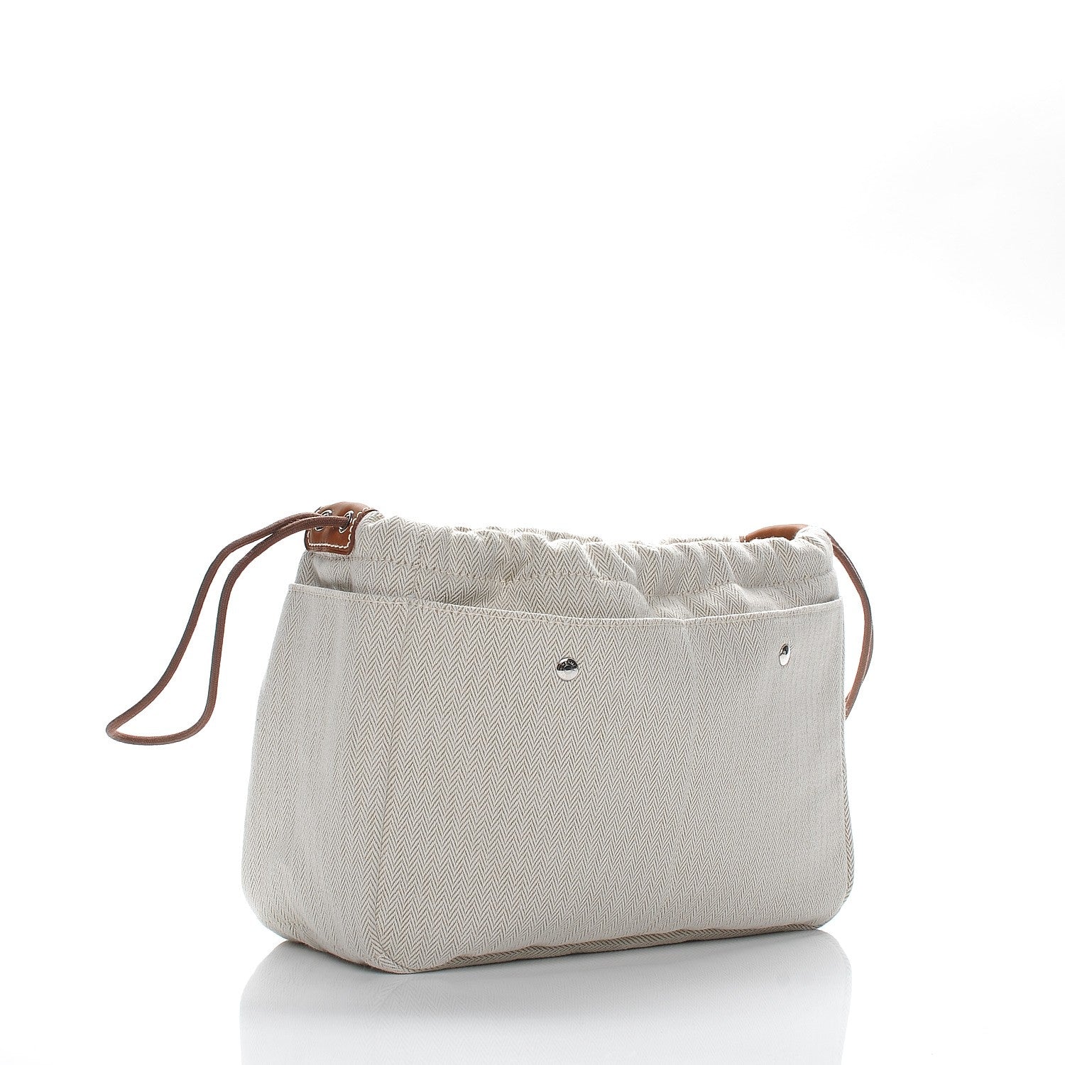 Hermes Canvas Barenia Fourbi 25 MM Pouch Naturel Fauve 3 of 8