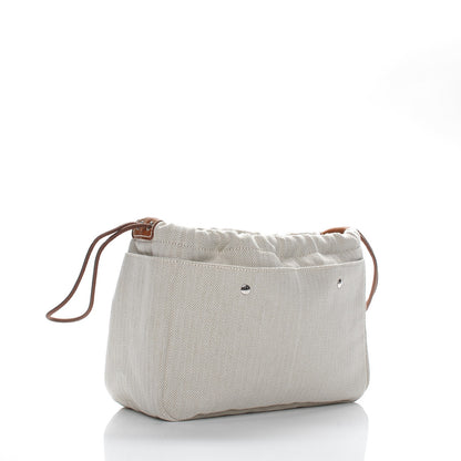 Hermes Canvas Barenia Fourbi 25 MM Pouch Naturel Fauve 3 of 8