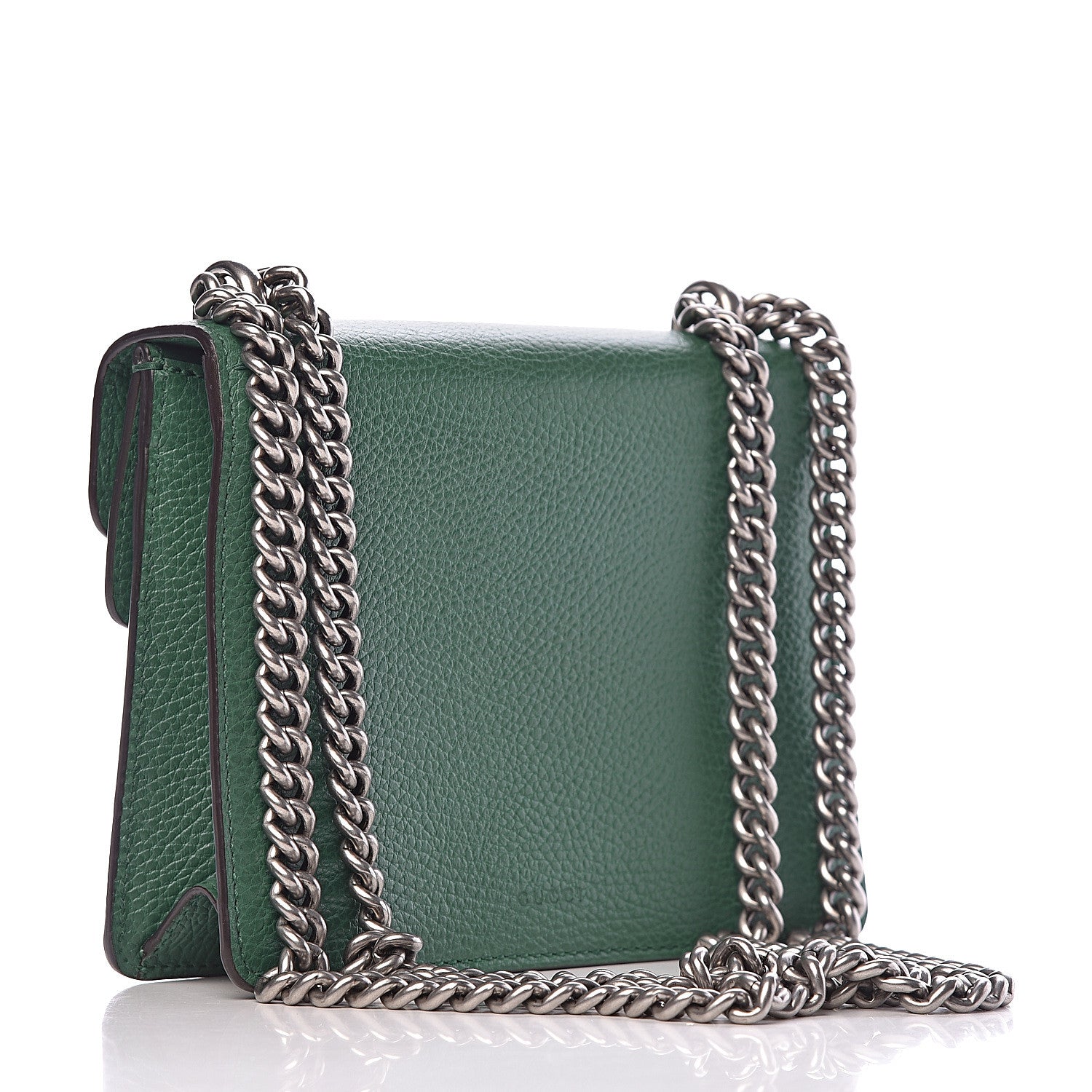 Gucci Calfskin Mini Dionysus Shoulder Bag Emerald 3 of 12
