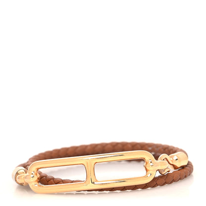 Hermes Swift Roulis Double Tour Bracelet T1 Gold 1 of 5