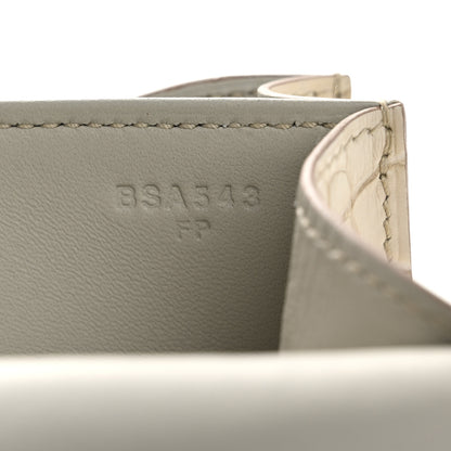 Hermes Matte Alligator Constance 18 Beton 8 of 12