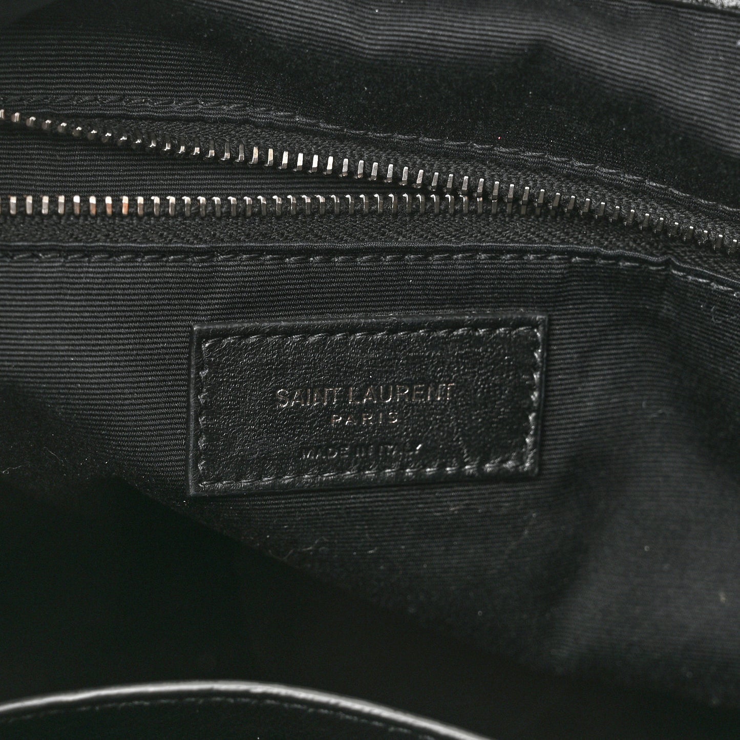 Crinkled Calfskin Matelasse Monogram Medium Niki Shopper Tote Black
