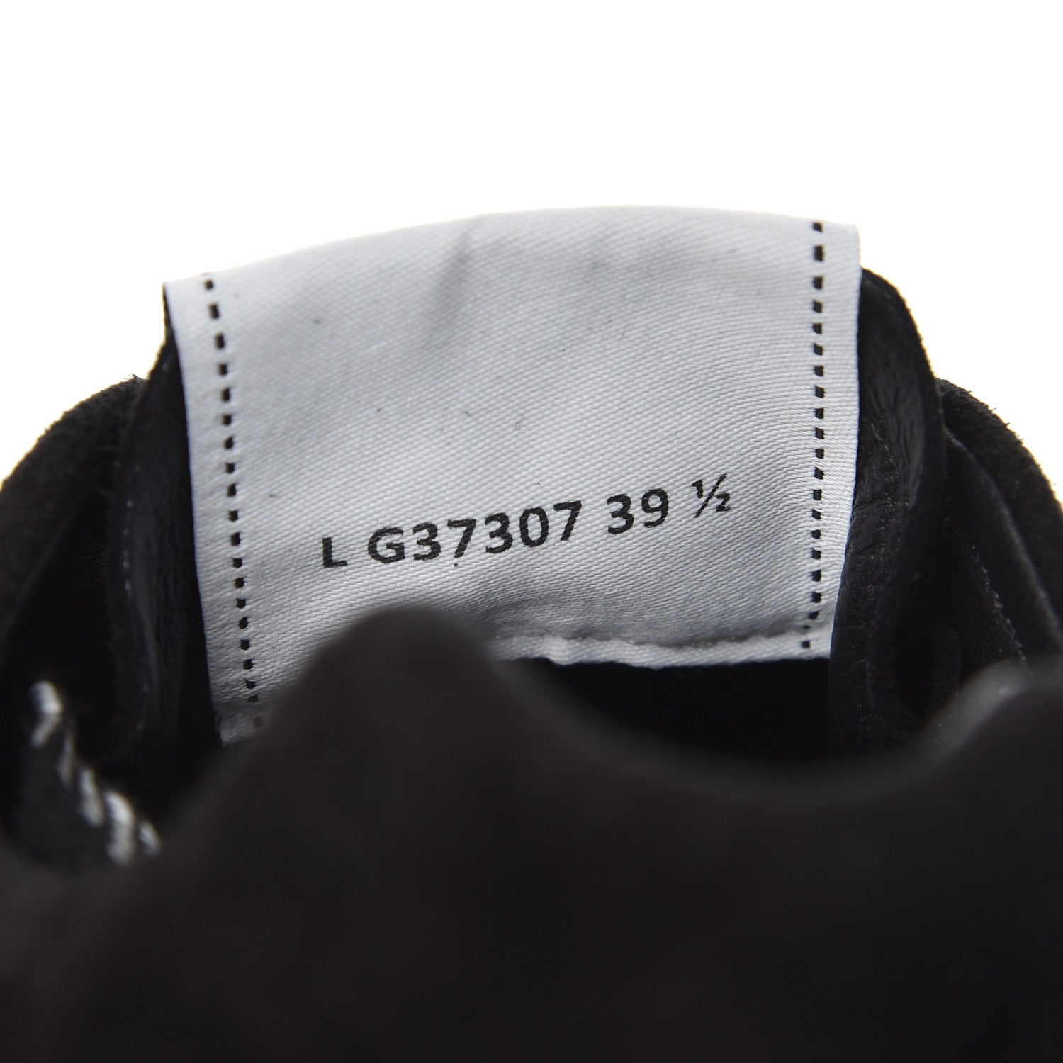 Chanel Suede Goatskin CC Sneakers 39.5 Black 8 of 9