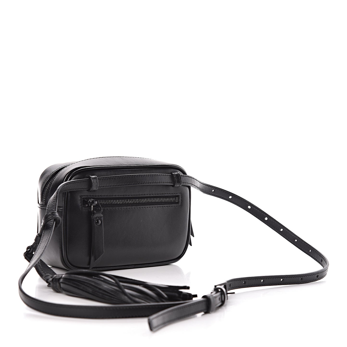 Calfskin Matelasse Monogram Lou Belt Bag Black