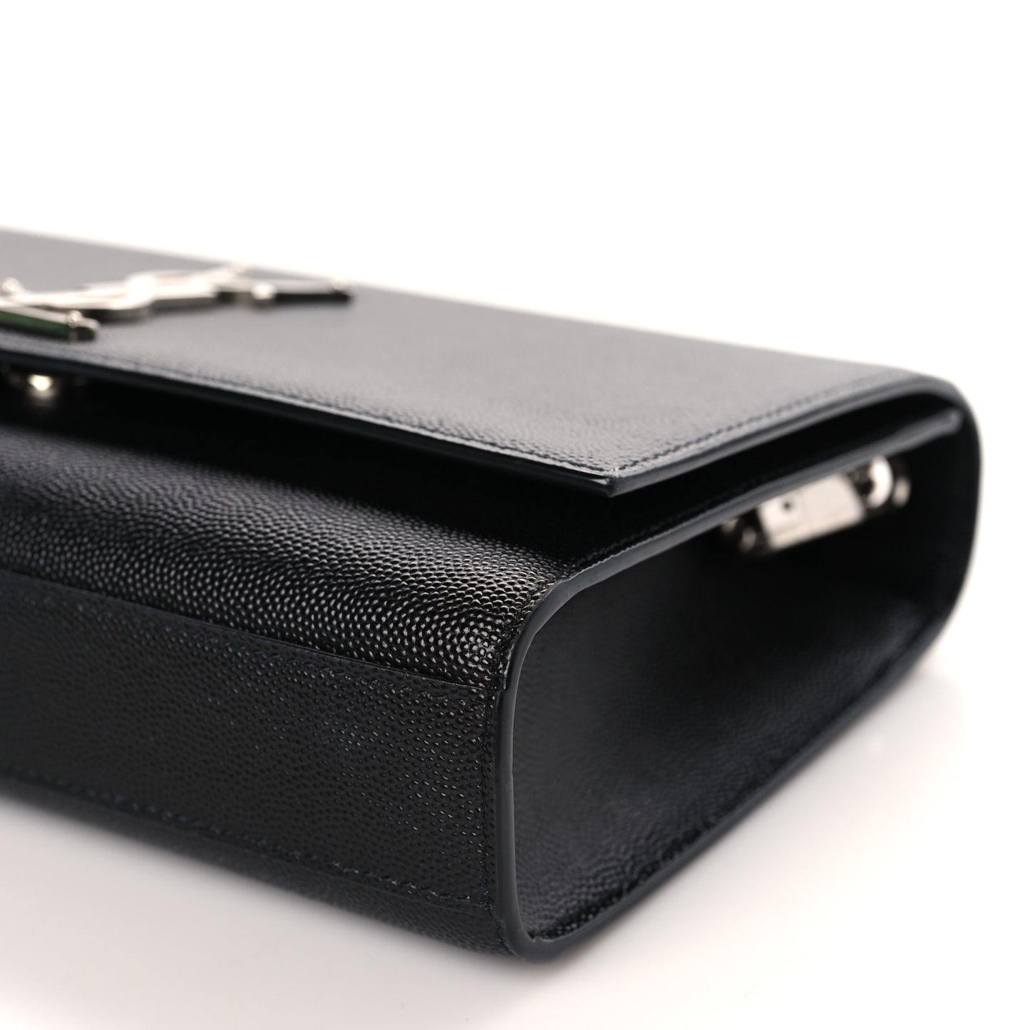 Grain De Poudre Medium Classic Monogram Kate Satchel Black