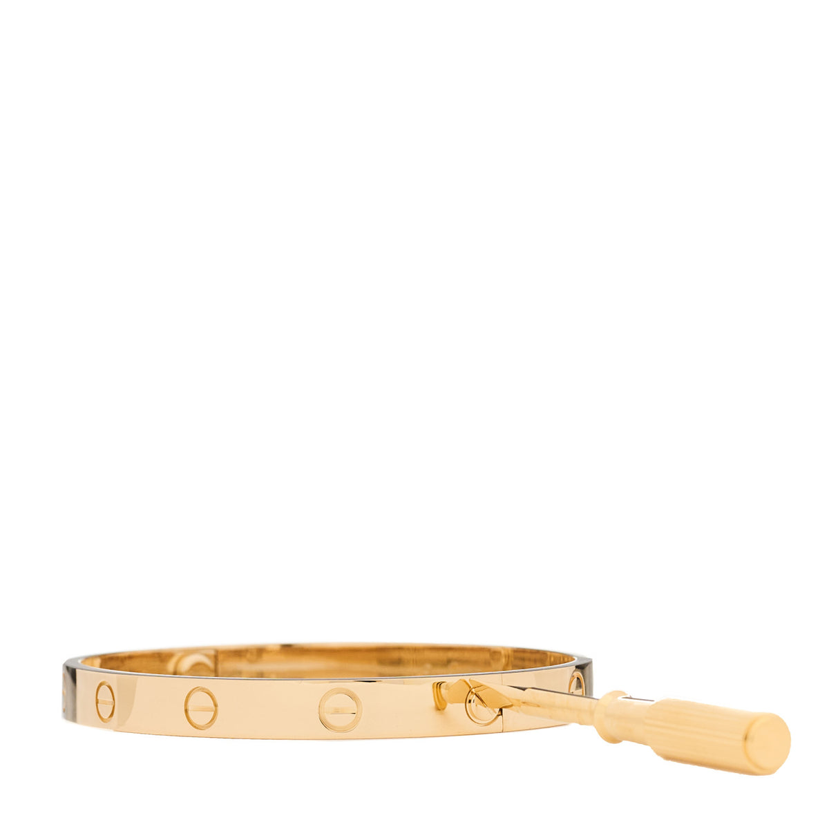 Cartier 18K Yellow Gold LOVE Bracelet 18 8 of 9