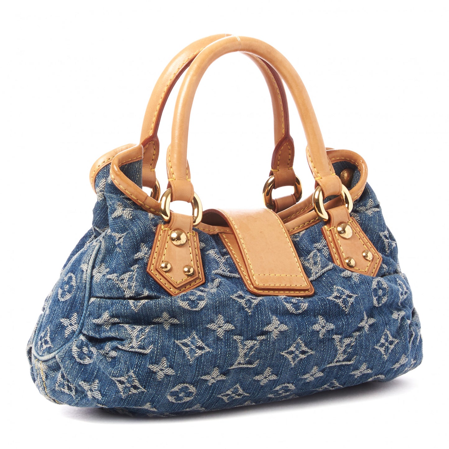 Monogram Denim Pleaty Blue