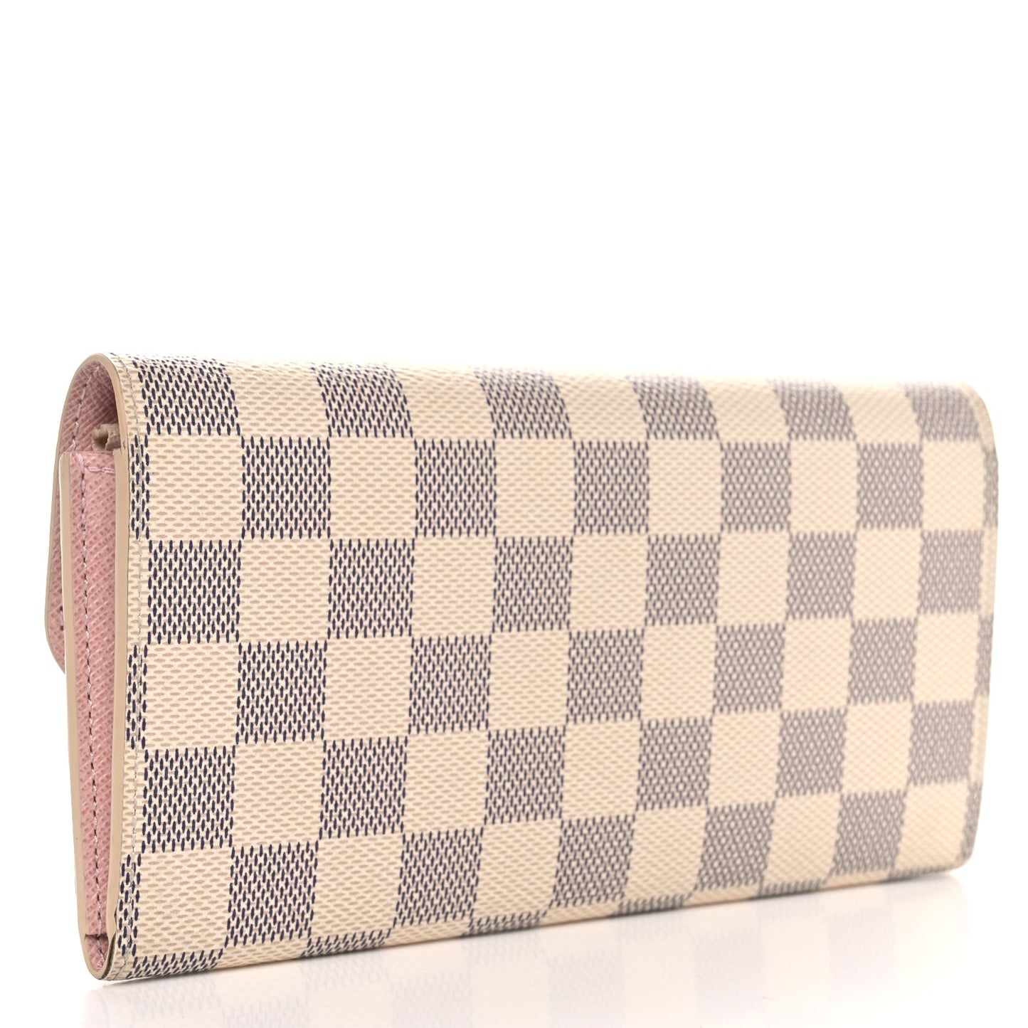 Damier Azur Emilie Wallet Rose Ballerine