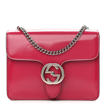Gucci Shade Lux Calfskin Small Interlocking G Shoulder Bag Petunia 1 of 11