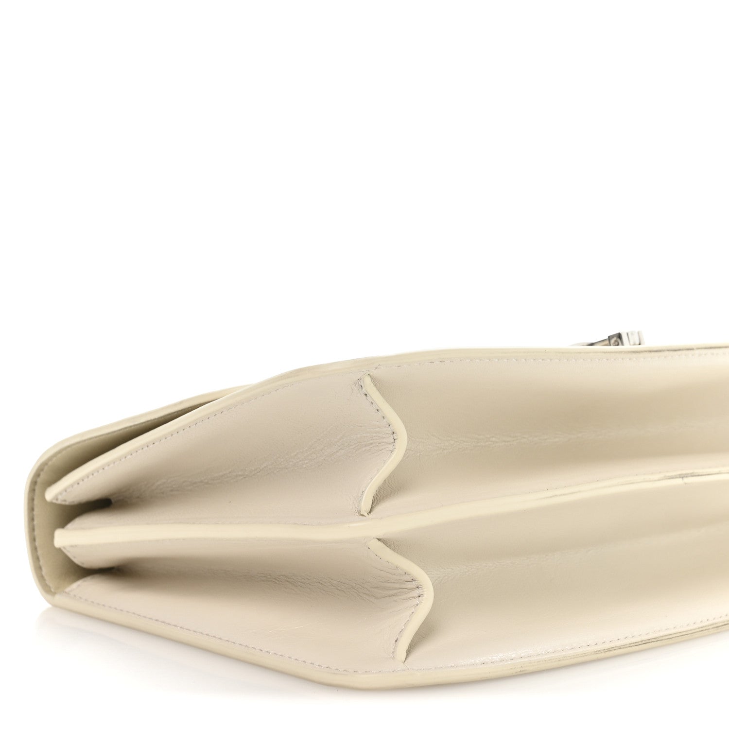 The Row Sleek Calfskin The Sofia 10 Top Handle Ivory 14 of 17