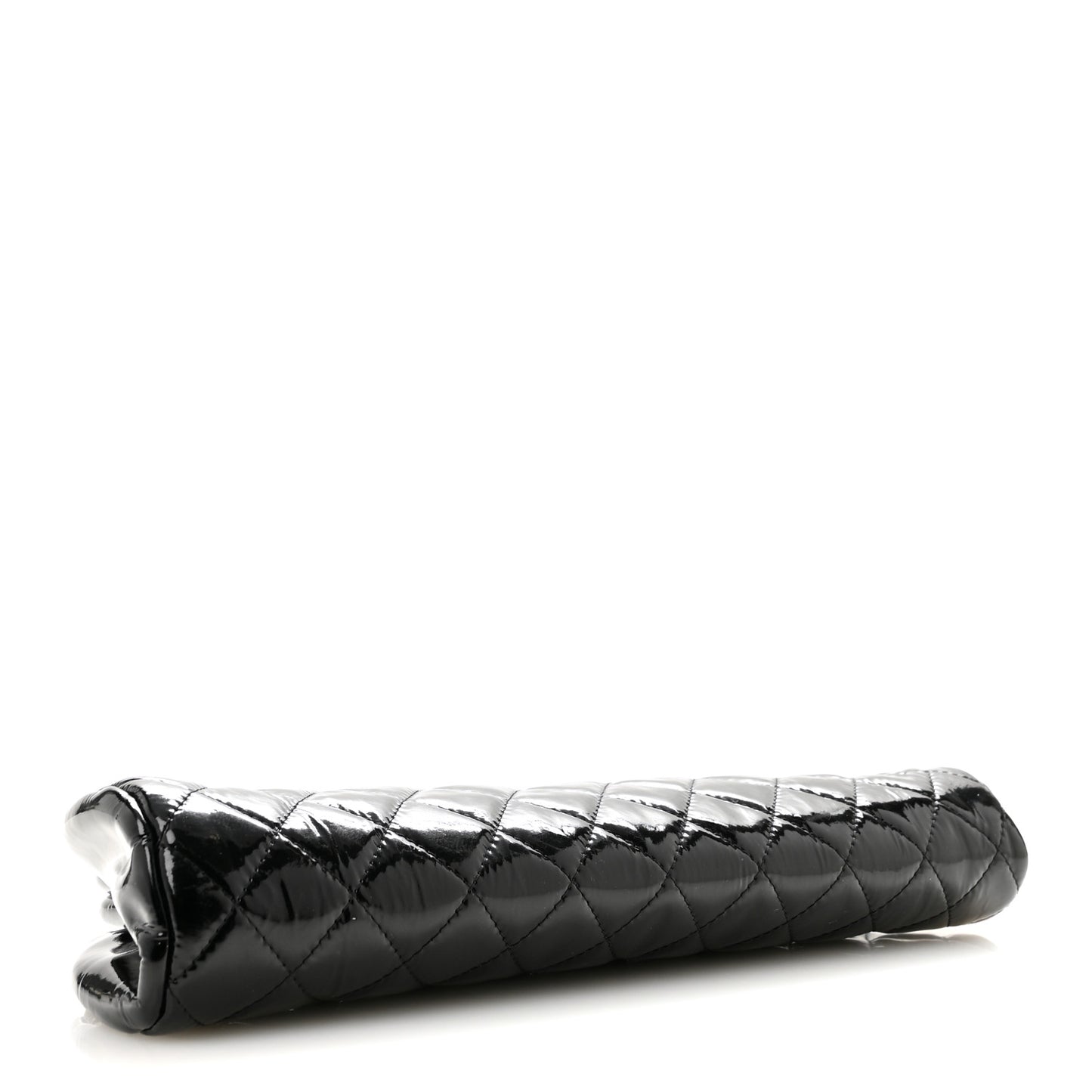 Patent Quilted Timeless Clutch Black
