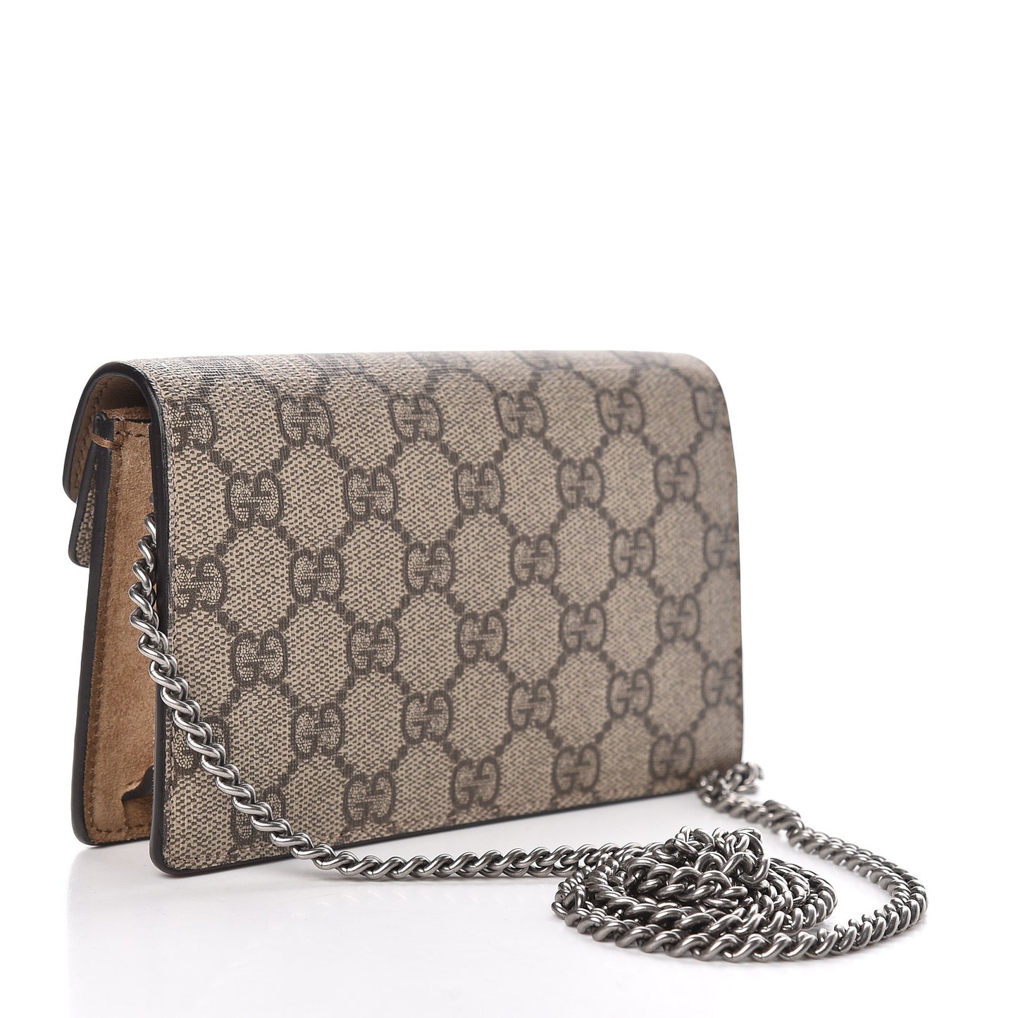 GG Supreme Monogram Super Mini Dionysus Shoulder Bag Taupe