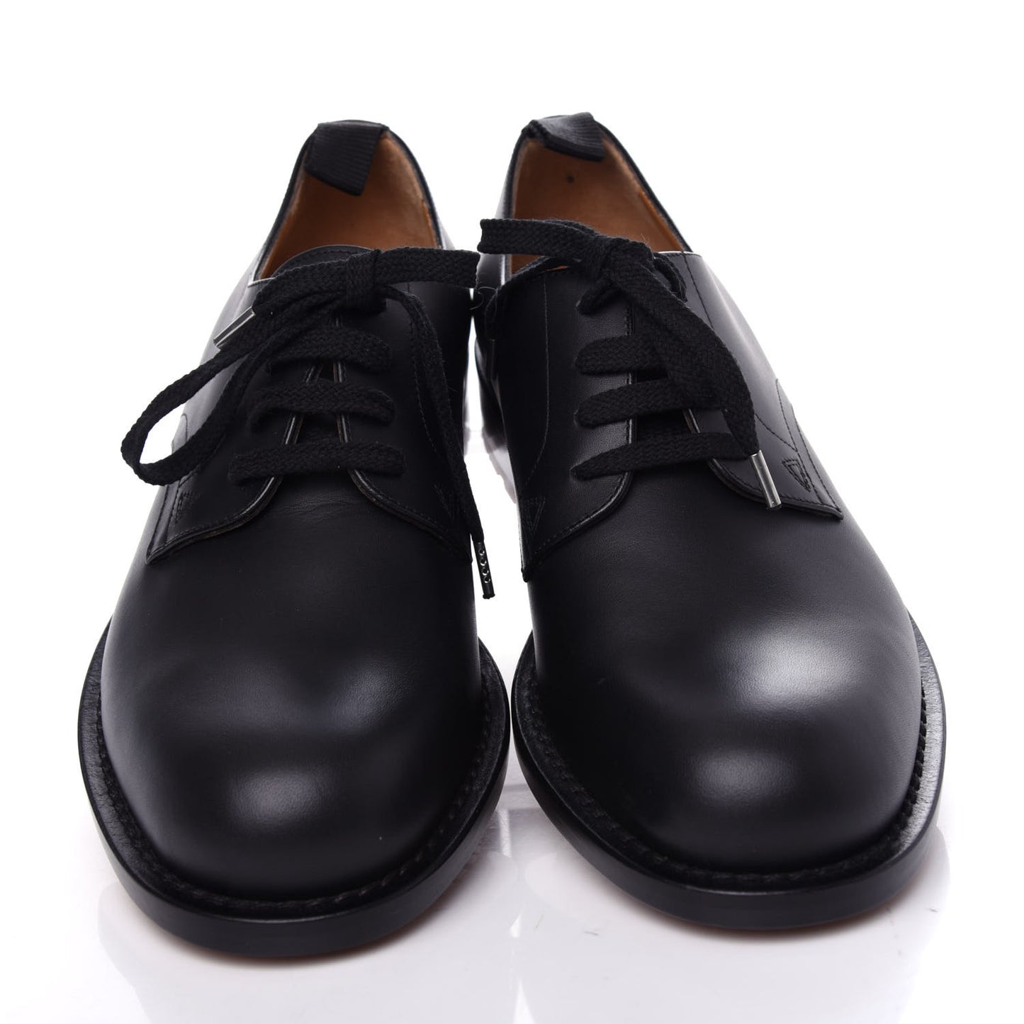 Nappa Mens Derby Loafers 44 Black