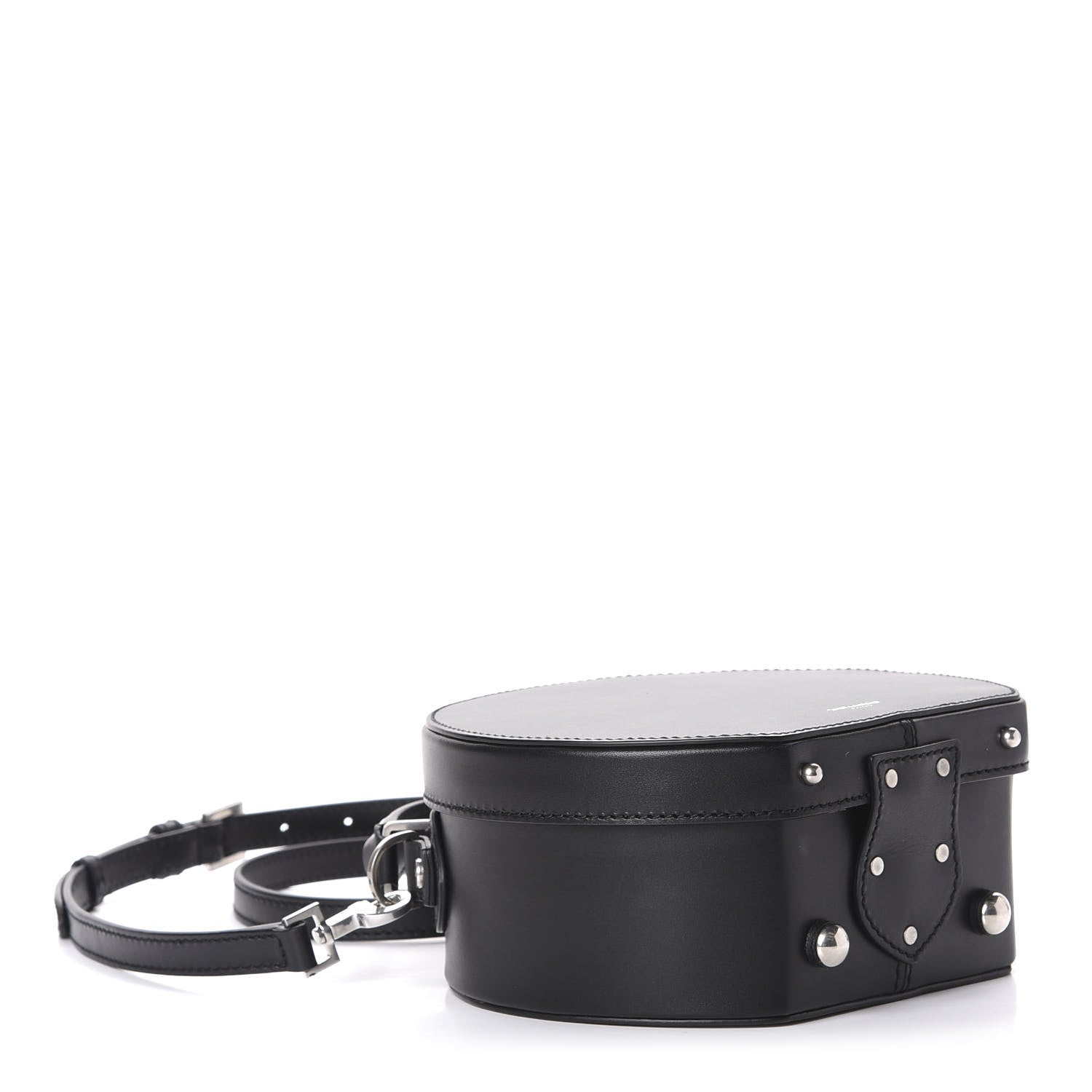 Saint Laurent Calfskin Small Mica Hat Box Black 4 of 11