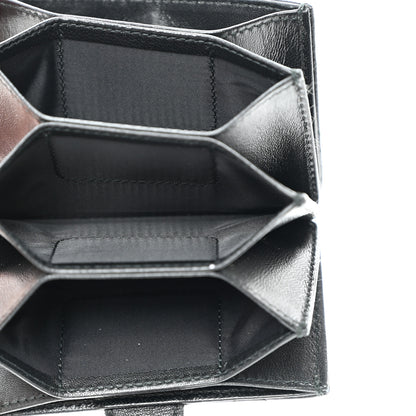 Christian Dior Lambskin Cannage Lucky Badges Lady Dior 5-Gusset Card Holder Black 5 of 8