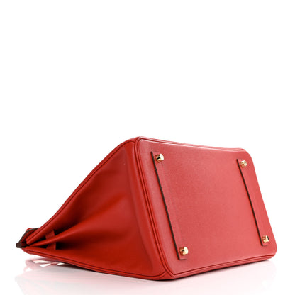 Hermes Epsom Birkin 35 Rouge Casaque 4 of 14