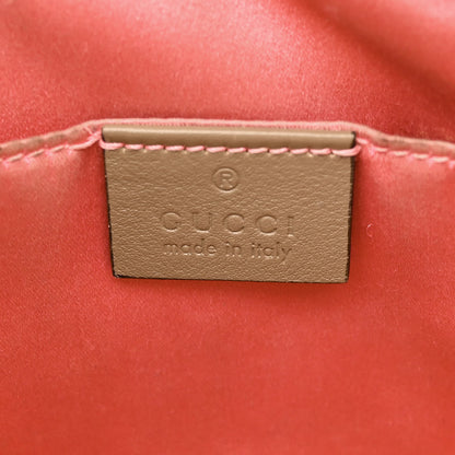 Gucci Velvet Matelasse Small GG Marmont Chain Shoulder Bag Taupe 6 of 14