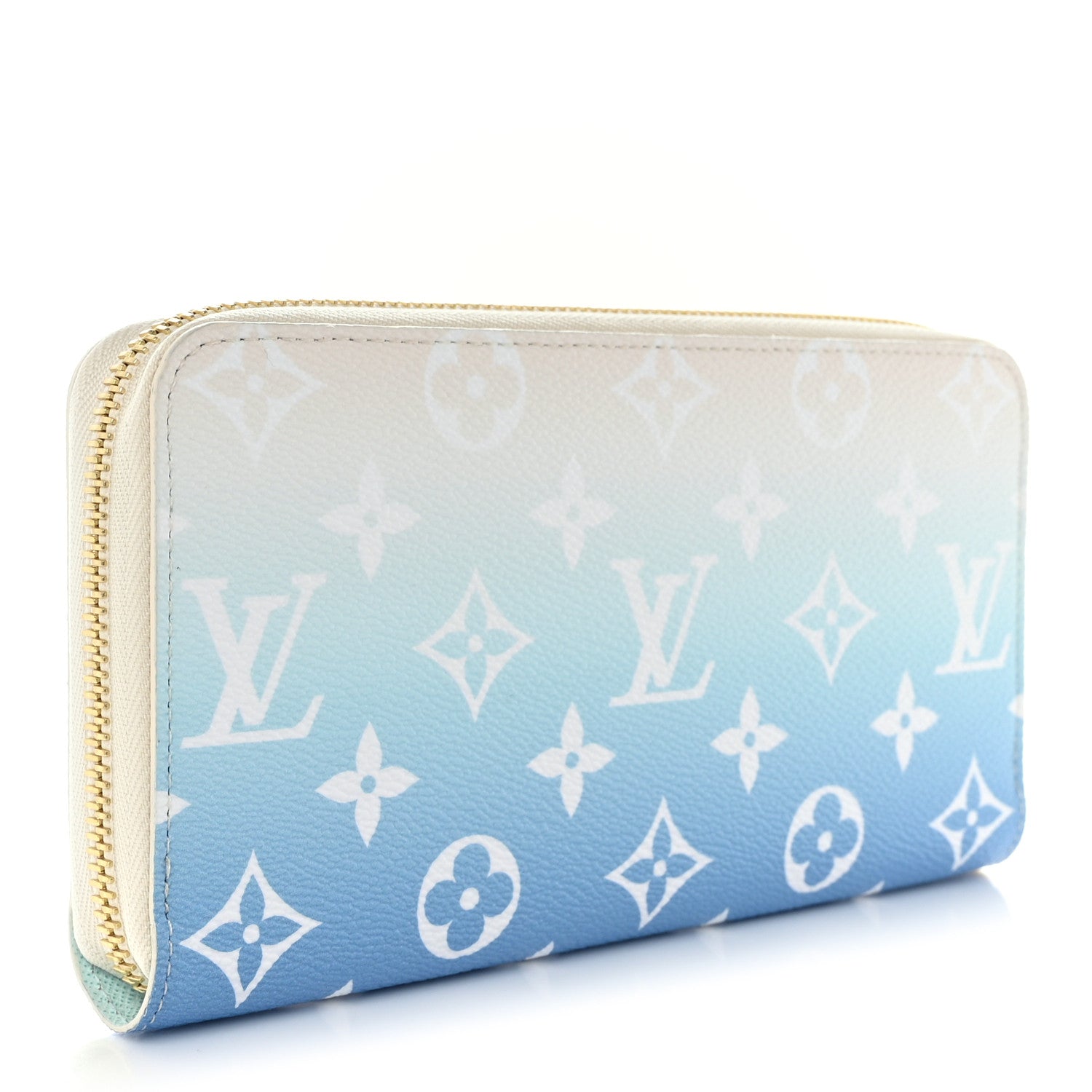 Louis Vuitton Monogram Giant By The Pool Zippy Wallet Blue 3 of 9
