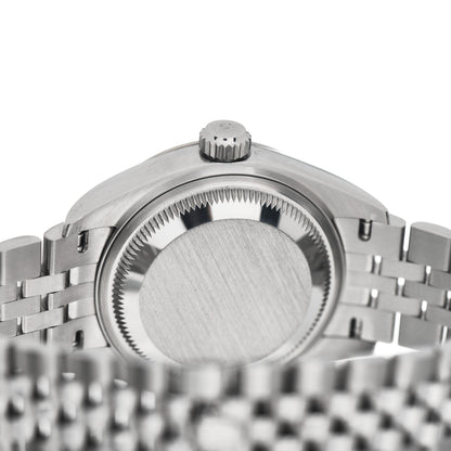 Rolex Stainless Steel 18K White Gold Diamond Mother of Pearl 28mm Oyster Perpetual Datejust Watch 279174 4 of 4