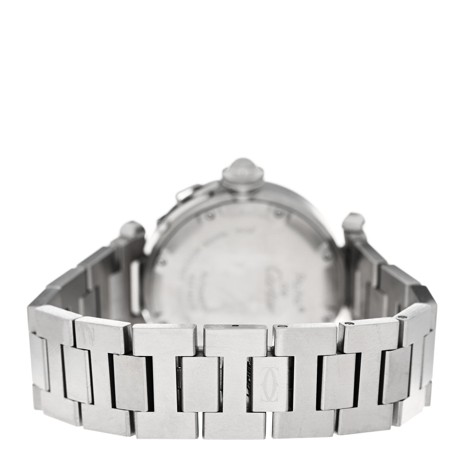 Cartier Stainless Steel 35mm Pasha GMT Automatic Watch Black 3 of 4