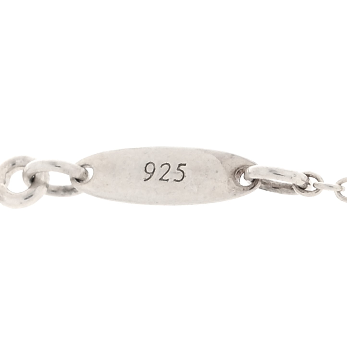 Sterling Silver Elsa Peretti Letter A Pendant Necklace