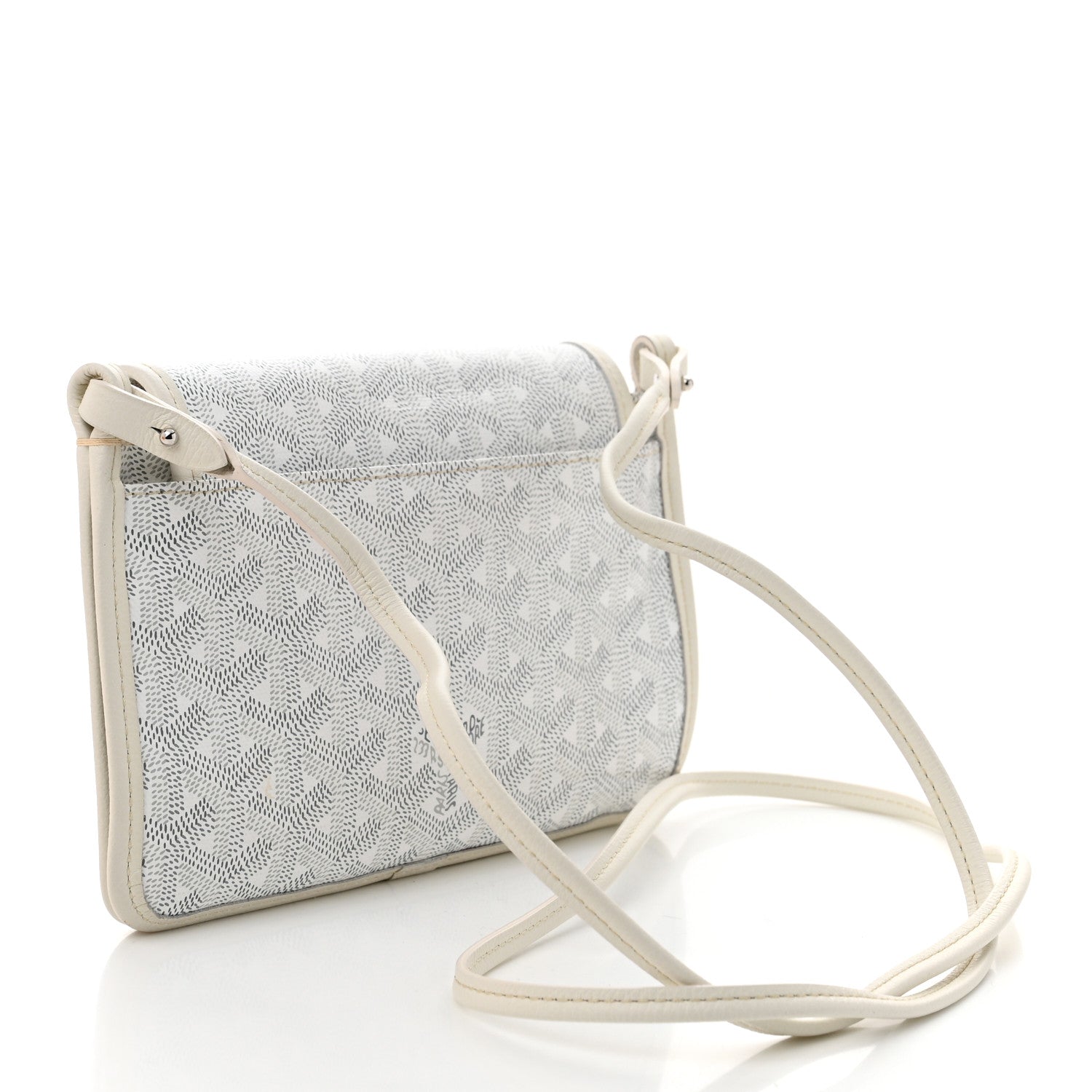 Goyard Goyardine Plumet Wallet Clutch White 3 of 9