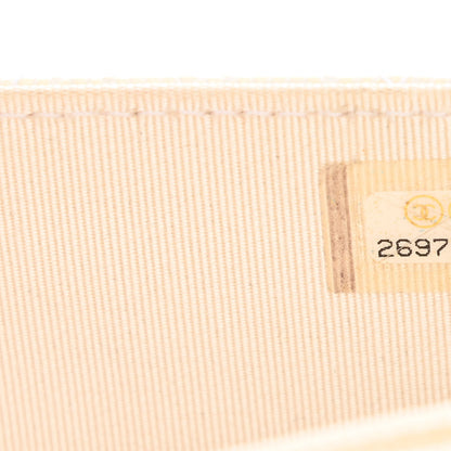 Chanel Caviar Quilted Square Wallet On Chain WOC White 8 of 11