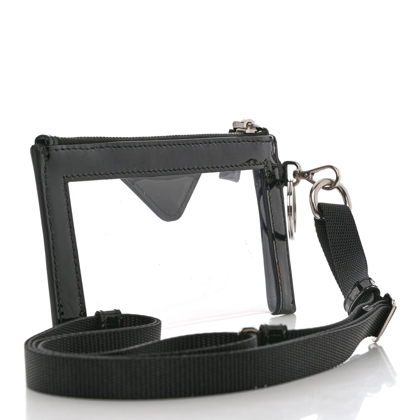 Vernice PVC Card Holder Black