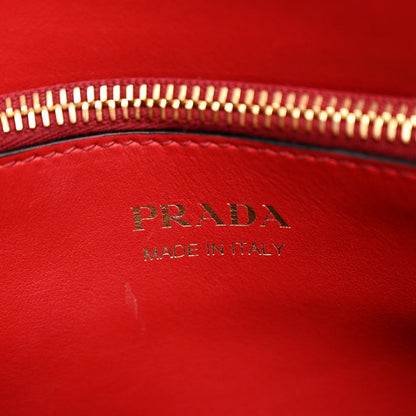 Prada Saffiano City Calfskin Small Paradigme Bag Red 6 of 7