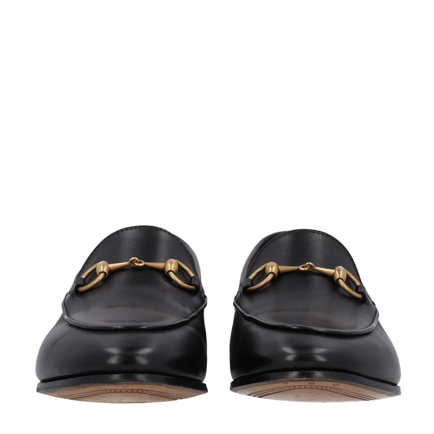 Gucci Calfskin Womens Jordaan Loafers 36.5 Black 3 of 11