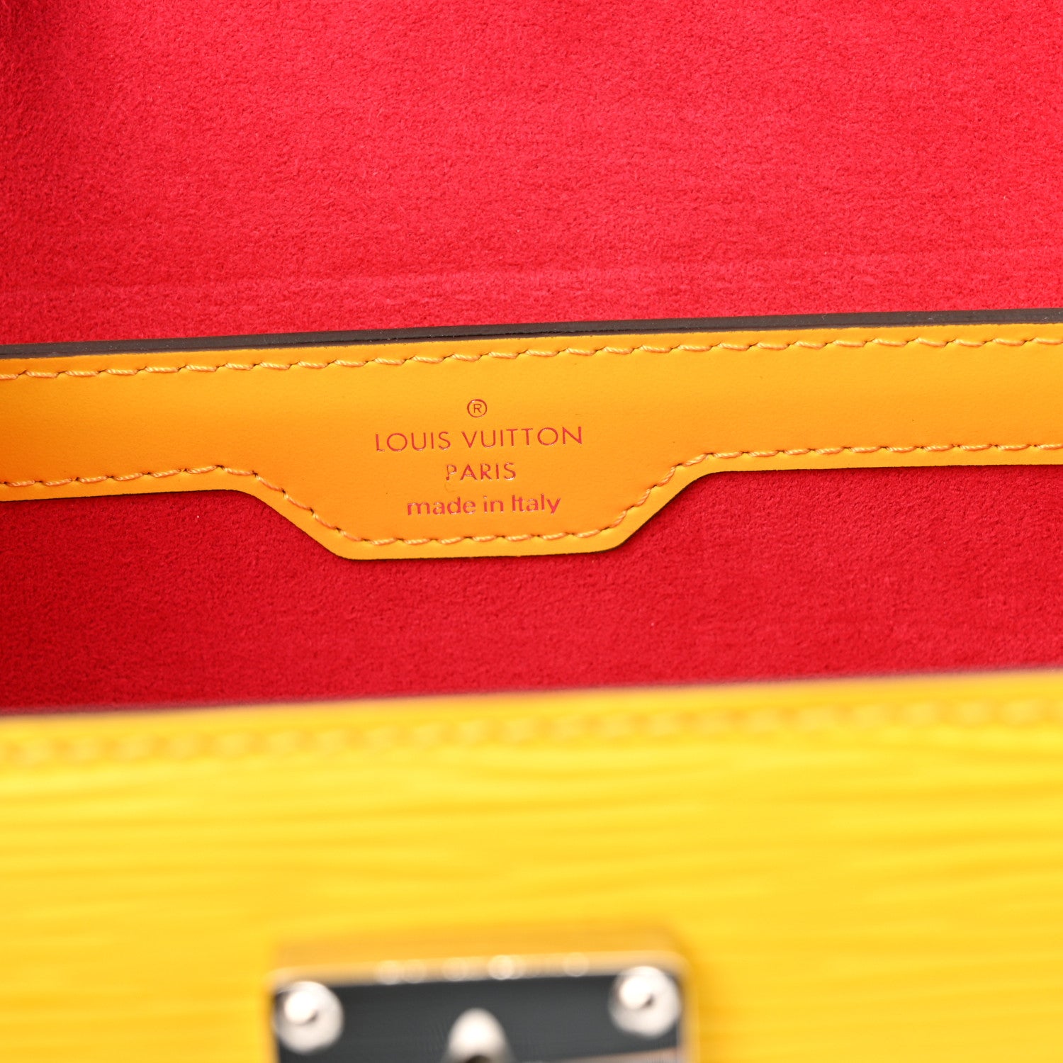 Louis Vuitton Epi Papillon Trunk Jaune 6 of 10