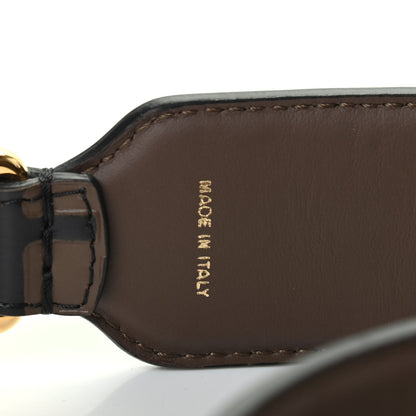 Fendi Vitello Century Bi-Color FF 1974 Embossed Strap You Maya Black 3 of 3