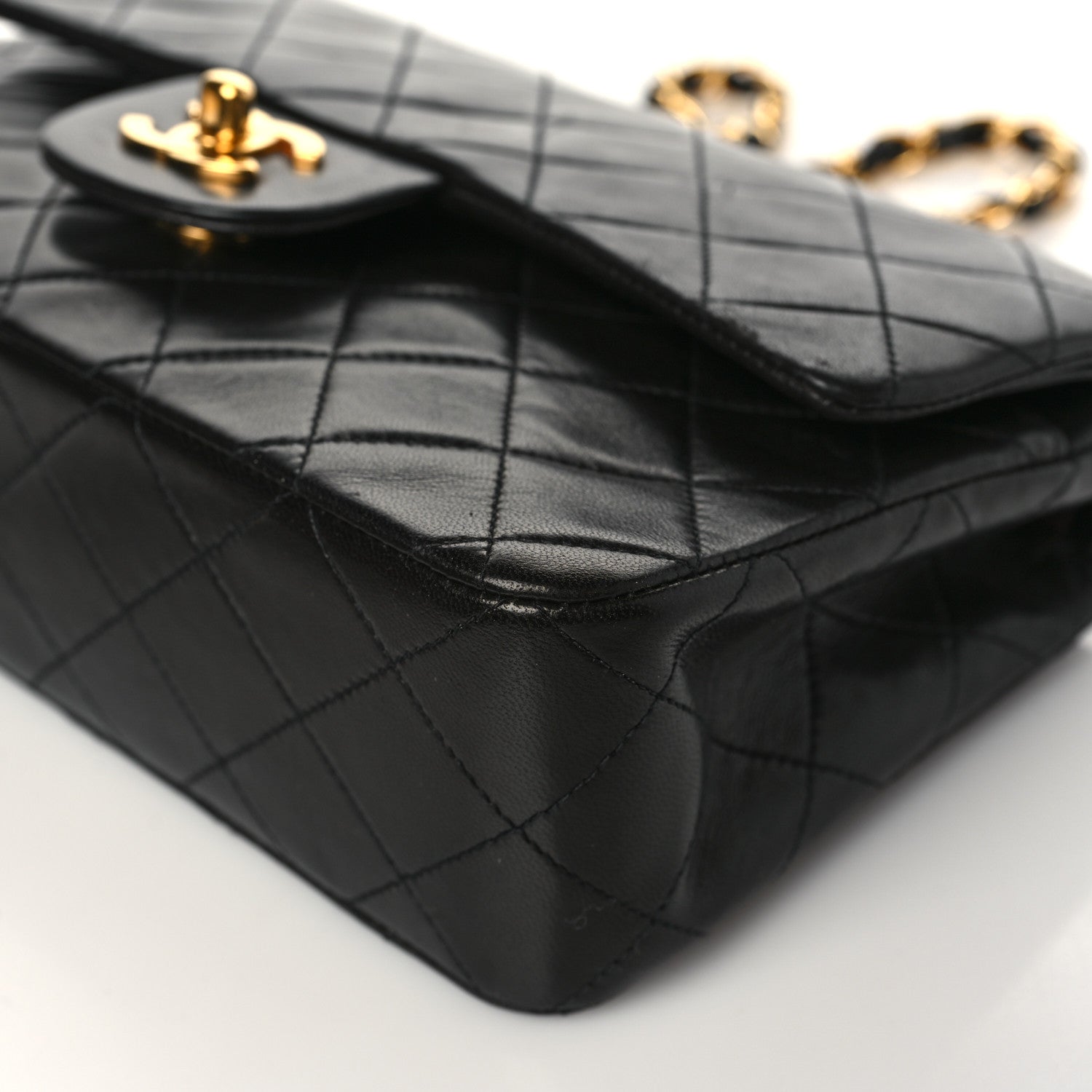 Chanel Lambskin Quilted Small Double Flap Black 10 of 10
