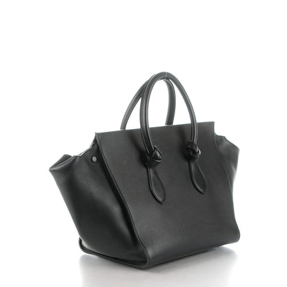 Celine Smooth Calfskin Small Tie Knot Tote Black 3 of 12