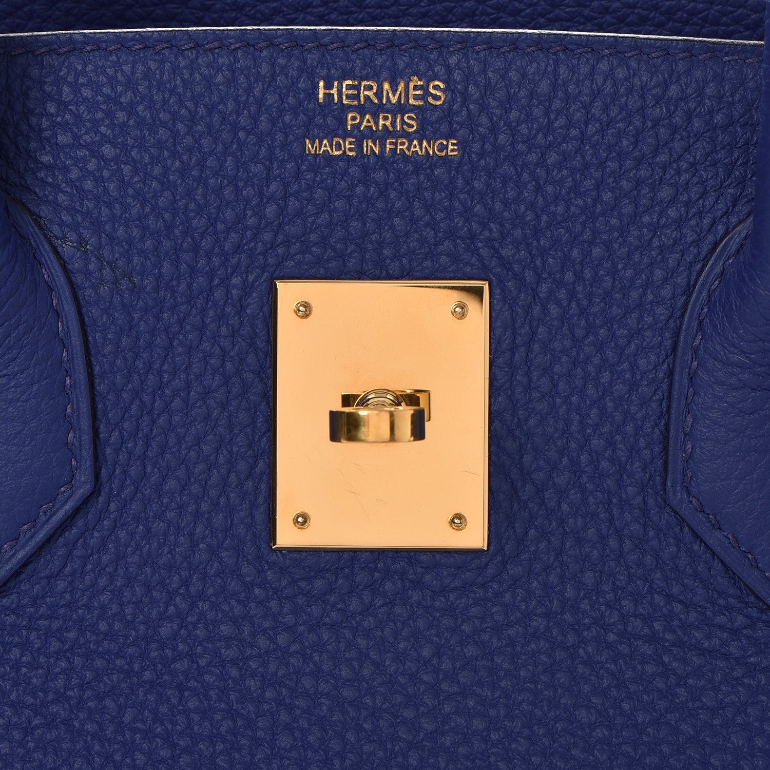 Hermes Togo Birkin 35 Bleu Electrique 24 of 40